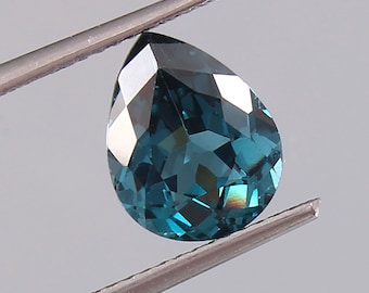 Tourmaline Indigolite 2,81 Ct - Pierre Naturelle AAA, Bleu Indigo, Rectangle