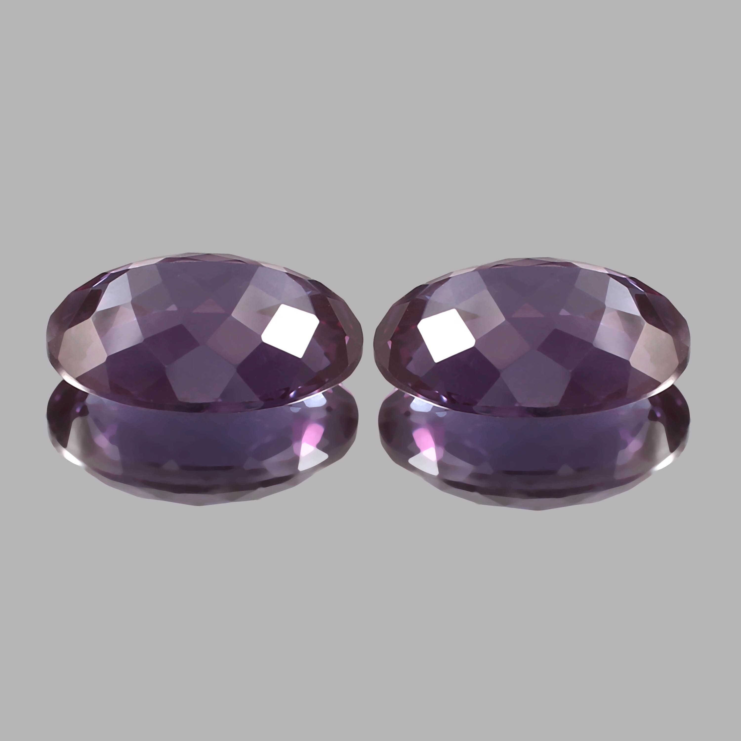 Pierre Alexandrite Naturelle Brésilienne Ovale 17,60 Carats - Couleur Changeante - Qualité AA - Certifiée AGSL