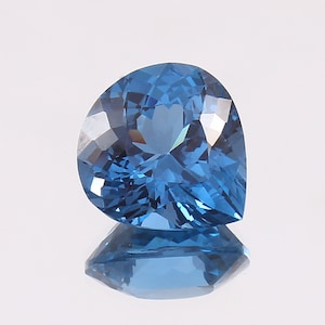 Sky Blue Aquamarine Heart Cut Gemstone: 8x8 mm Jewelry Making