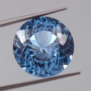 AAA-kwaliteit onberispelijk hemelsblauw aquamarijn losse ronde edelsteen uitstekende snede mooie mode-sieraden en ringen maken product 15 x 15 mm