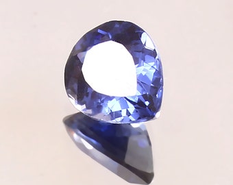 AAA Flawless Royal Blue Sapphire Loose Pear Cut Gemstone Quality Loupe Clean, Fashion Jewelry & Ring Making Product 1.40 Ct - 8x6 MM