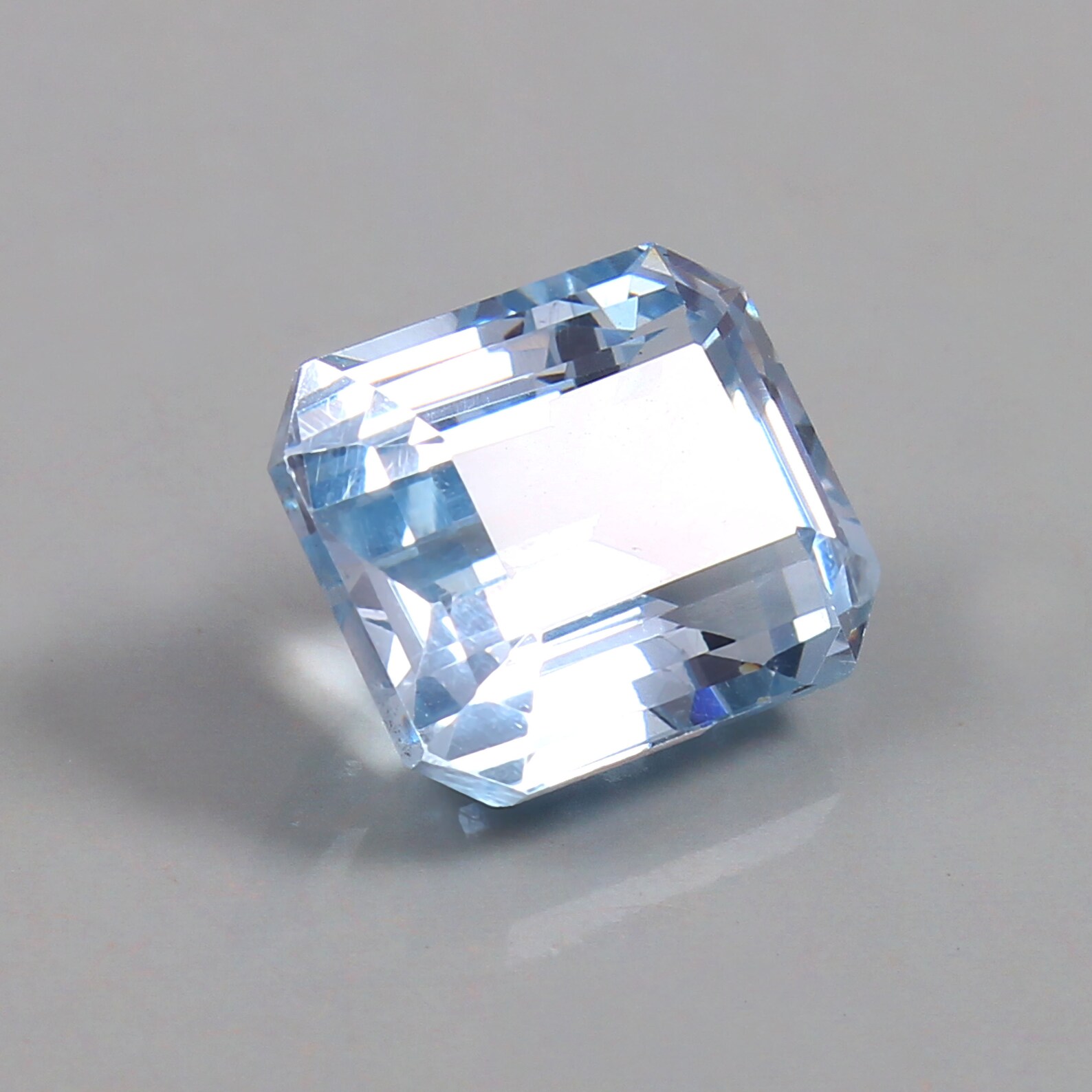 AAA Sky Blue Aquamarine Loose Radiant Cut Gemstone Excellent - Etsy UK