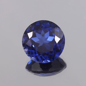 AAA Flawless Royal Blue Sapphire Loose Round Gemstone Cut , Nice Luster Quality Sapphire Fashion Jewelry & Ring Making Product 8x8 MM