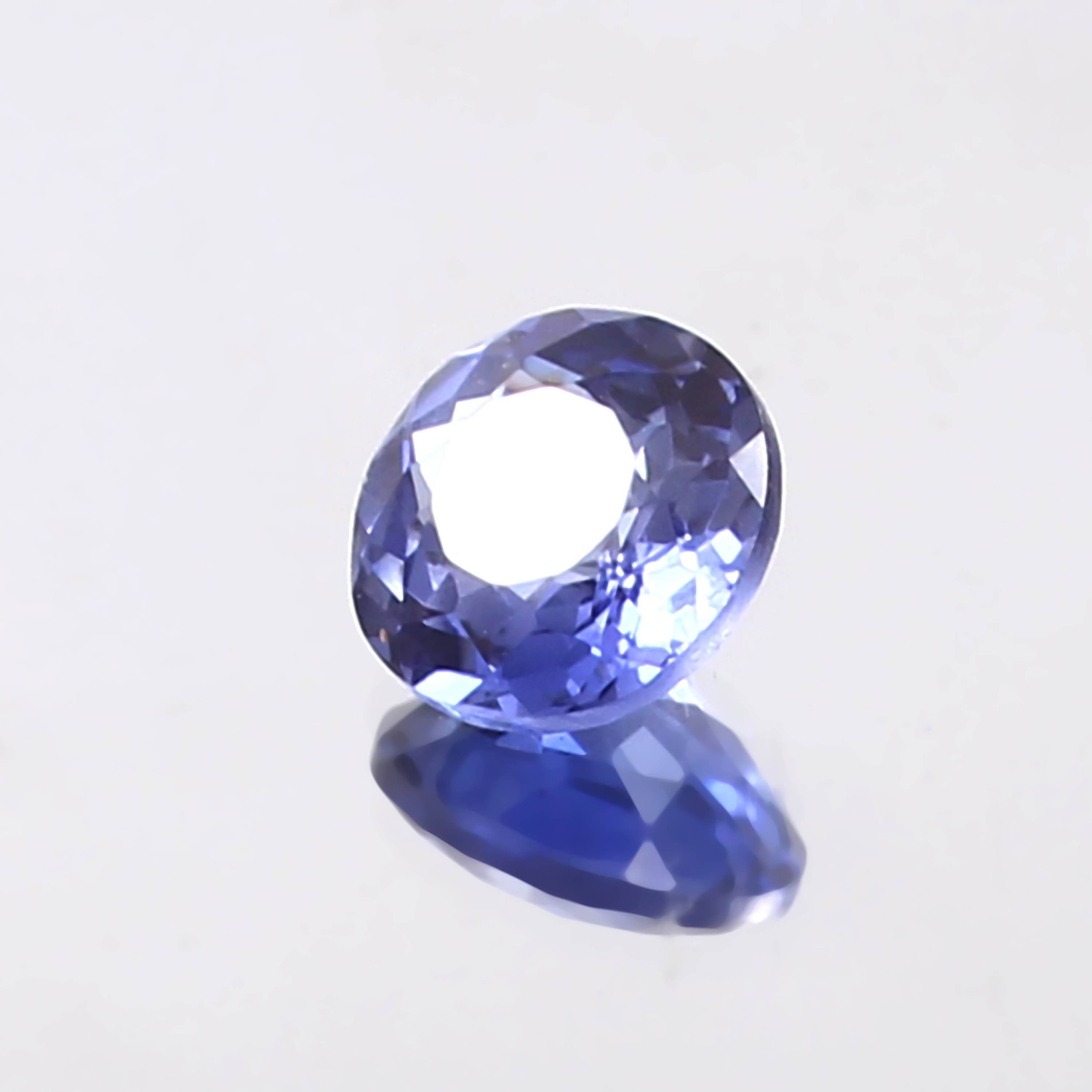 Saphir Naturel De Ceylan Pastel Bleu - 11x8 Mm, 3.30 Carats, Taille Poire, Qualité Loupe Propre