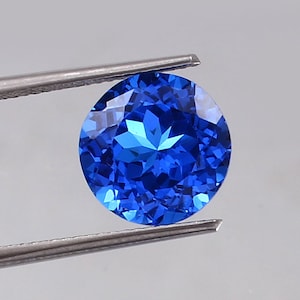 AAA 12 x 12 MM Vlekkeloze Vietnam-blauwe spinel losse rond geslepen edelsteen, fijne superkwaliteit spinel ronde ring en sieraden maken edelsteen geslepen