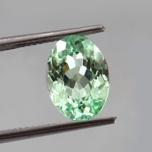 Saphir Parti vert de Ceylan impeccable AAA, taille de pierres précieuses ovales en vrac, loupe de qualité, bijoux et fabrication de bagues en saphir propre, 11 x 8 mm