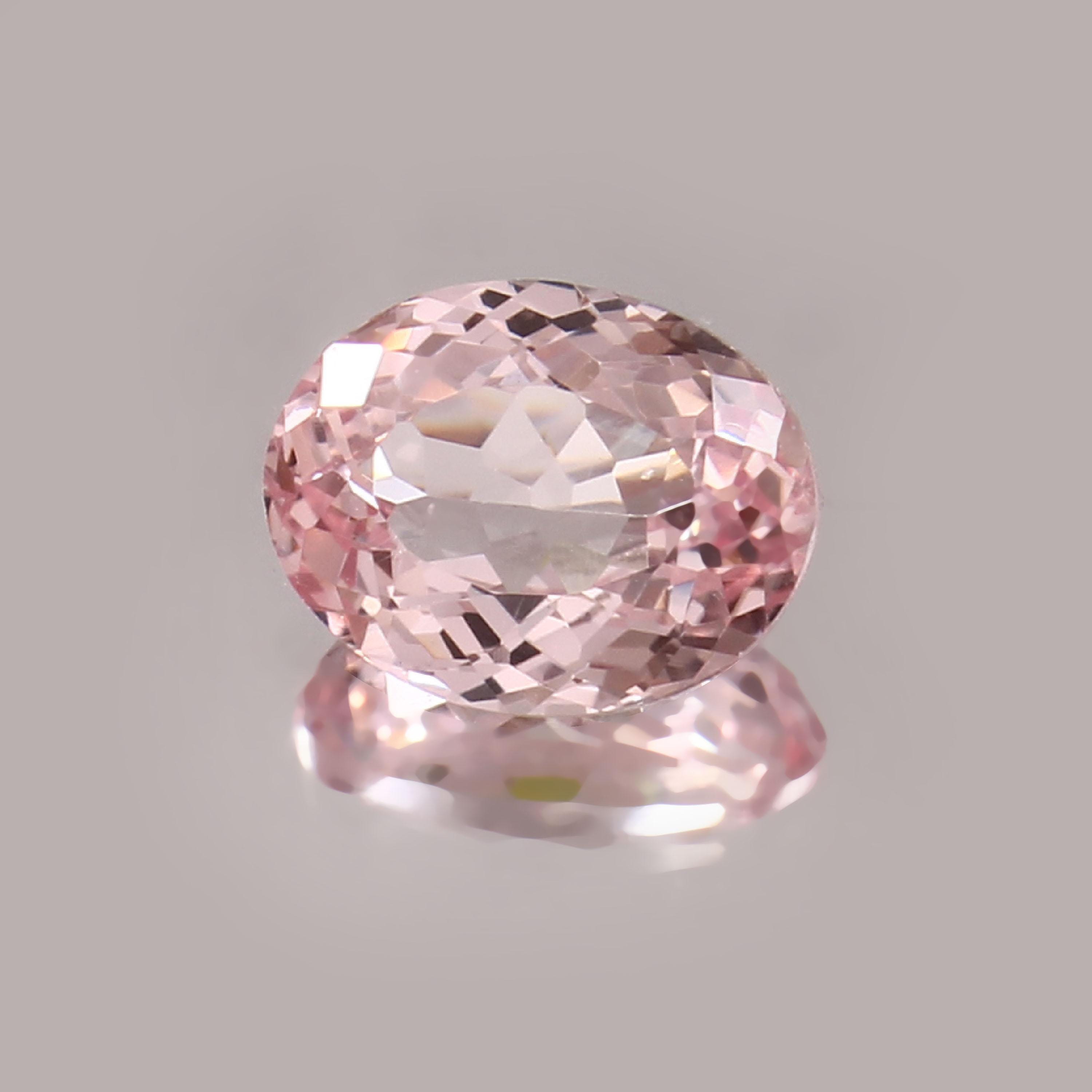 AAA Flawless Ceylon Pink Padparadscha Sapphire Loose Oval Cut