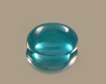 Zafiro azul verdoso particolor de Ceilán AAA impecable, cabujón ovalado, gema de calidad AAA, limpiable con lupa, producto para la fabricación de joyas y anillos, 13 x 10 mm