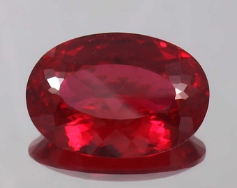 AAA Flawless Mozambique Blood Red Ruby Loose Oval Gemstone Cut Beautiful Luster Quality,Fashion Jewelry& Ring Making Product 24x17 mm