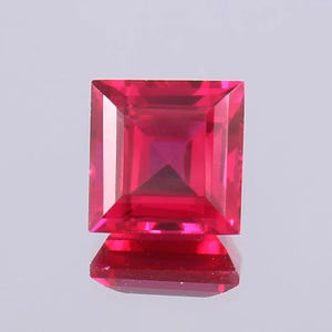 Flawless Mozambique Blood Red Ruby Loose Square Gemstone Cut,Jewelry Making Tools & Ring Available In Sizes Ranging From 5x5 MM to 25x25 MM