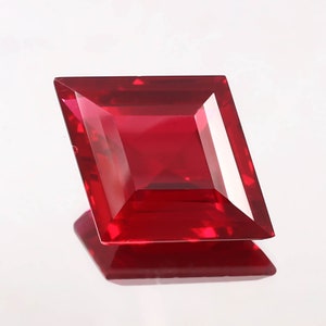 AAA Flawless Mozambique Blood Red Ruby Loose Lozenge Cut Gemstone Cut 23.75 Ct Beautiful Luster Quality,Fashion Jewelry& Ring Making Product