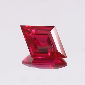 AAA Flawless Mozambique Blood Red Ruby Loose Lozenge Cut Gemstone Cut 26x19.7mm Beautiful Luster Quality,Fashion Jewelry&Ring Making Product