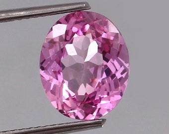 AAA Grade Flawless Ceylon Pink Sapphire Loose Oval Gemstone Cut Quality Loupe Clean, Ring Size Stone Jewelry & Ring Making Product 11x9 MM