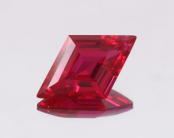 AAA Flawless Mozambique Blood Red Ruby Loose Lozenge Cut Gemstone Cut Beautiful Luster Quality,Fashion Jewelry & Ring Making Product 18x11MM