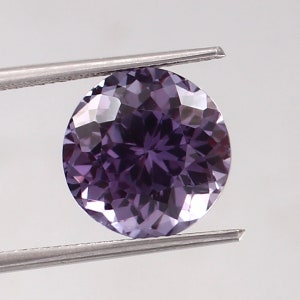 AAA Flawless Color Changing Alexandrite Loose Round Gemstone Cut, Lupa Clean Stone Glamorous Fashion Jewelry & Ring Making Product 12 x 12 MM