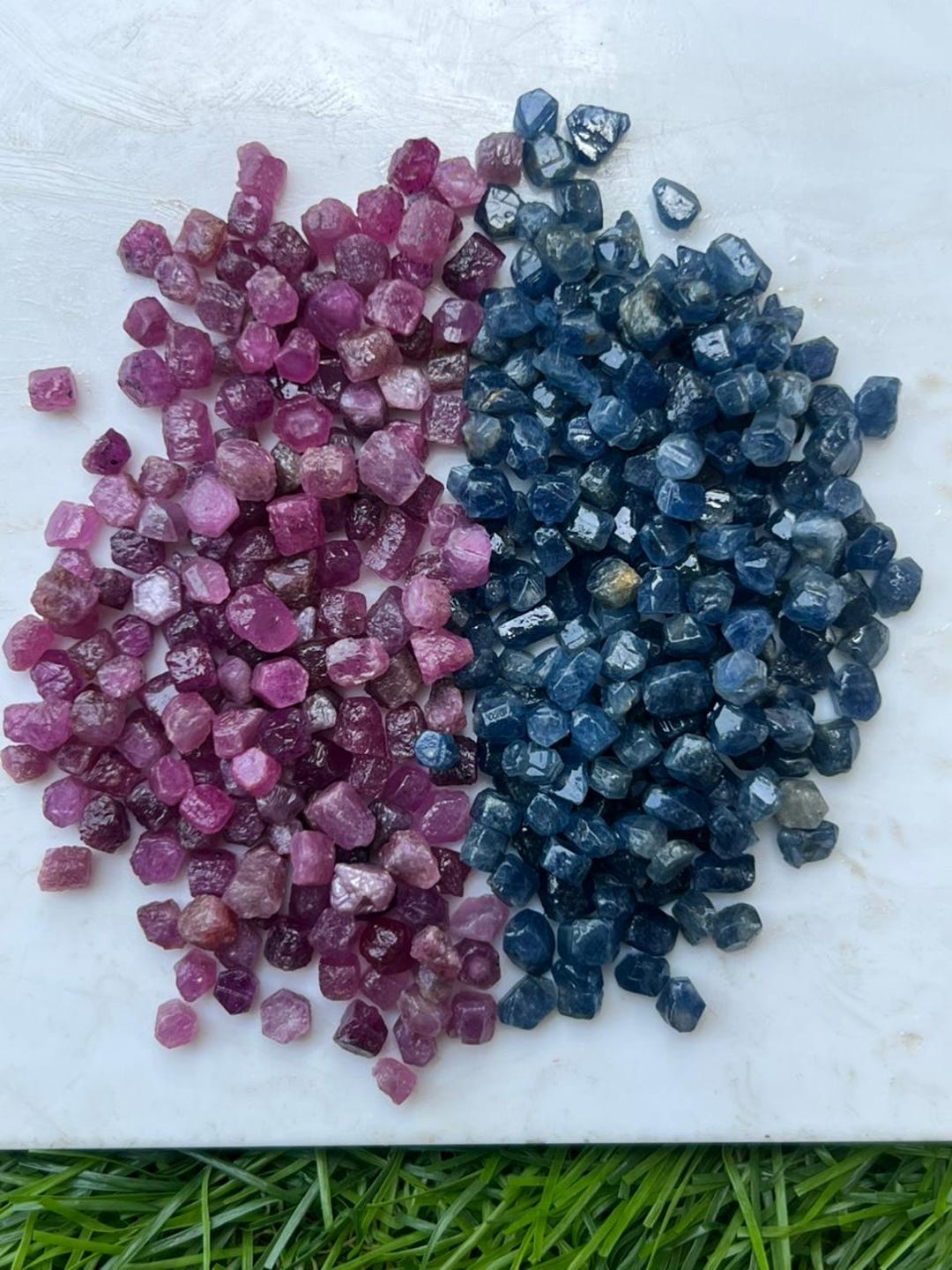 Ruby Mix AAA Natural Sapphire & Ruby Mix Lot : 3x5 Mm Rough Gemstone Sticks - Etsy