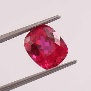 AAA Flawless Mozambique Blood Red Ruby Loose Cushion Gemstone Cut 7.00Ct Beautiful Luster Quality,Fashion Jewellry Making Product 11.50x9.50