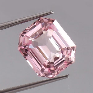 AAA Grade Flawless Pink Color Morganite Loose Radiant Cut Gemstone Quality Loupe Clean Cut Gemstone, Jewelry & Ring Making Product 14x12 mm