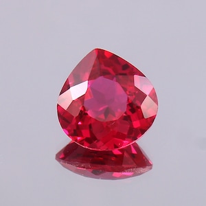 AAA Flawless Mozambique Blood Red Ruby Loose Heart Gemstone Cut 4.20 Ct Beautiful Luster Quality,Fashion Jewelry Making Product10x9.40MM