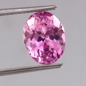AAA Grade Flawless Ceylon Pink Sapphire Loose Oval Gemstone Cut , Quality Loupe Clean, Stone Jewelry & Ring Making Product 10x8 mm