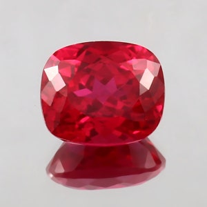 AAA 10x8 MM Flawless Mozambique Blood Red Ruby Loose Cushion Gemstone Cut Nice Luster Quality, Ruby Fashion Jewelry & Ring Making Product