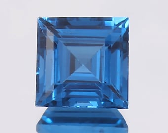 AAA Vietnam-blauwe spinel: 12 x 12 mm vierkante prinses geslepen edelsteen
