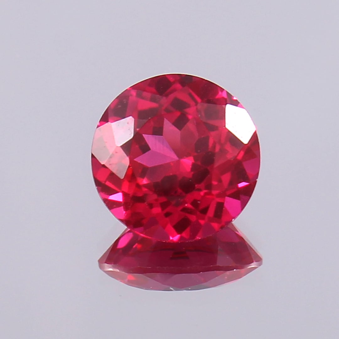 Famous Blood Red Ruby AAA Flawless Mozambique Blood Red Ruby Loose Round Gemstone Cut ...