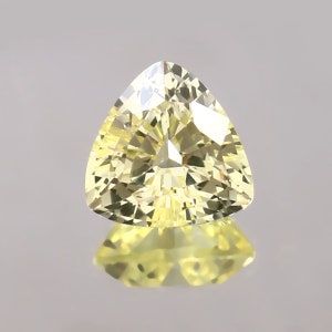 AAA Flawless Ceylon Yellow Sapphire Trillion Cut Loose Gemstone Quality Loupe Clean,Sapphire Fashion Jewelry And Ring Making Product 12x12MM