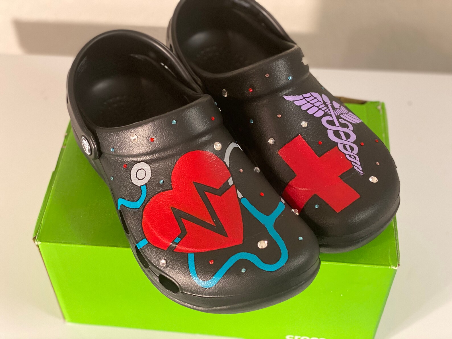 Custom medical crocs Etsy