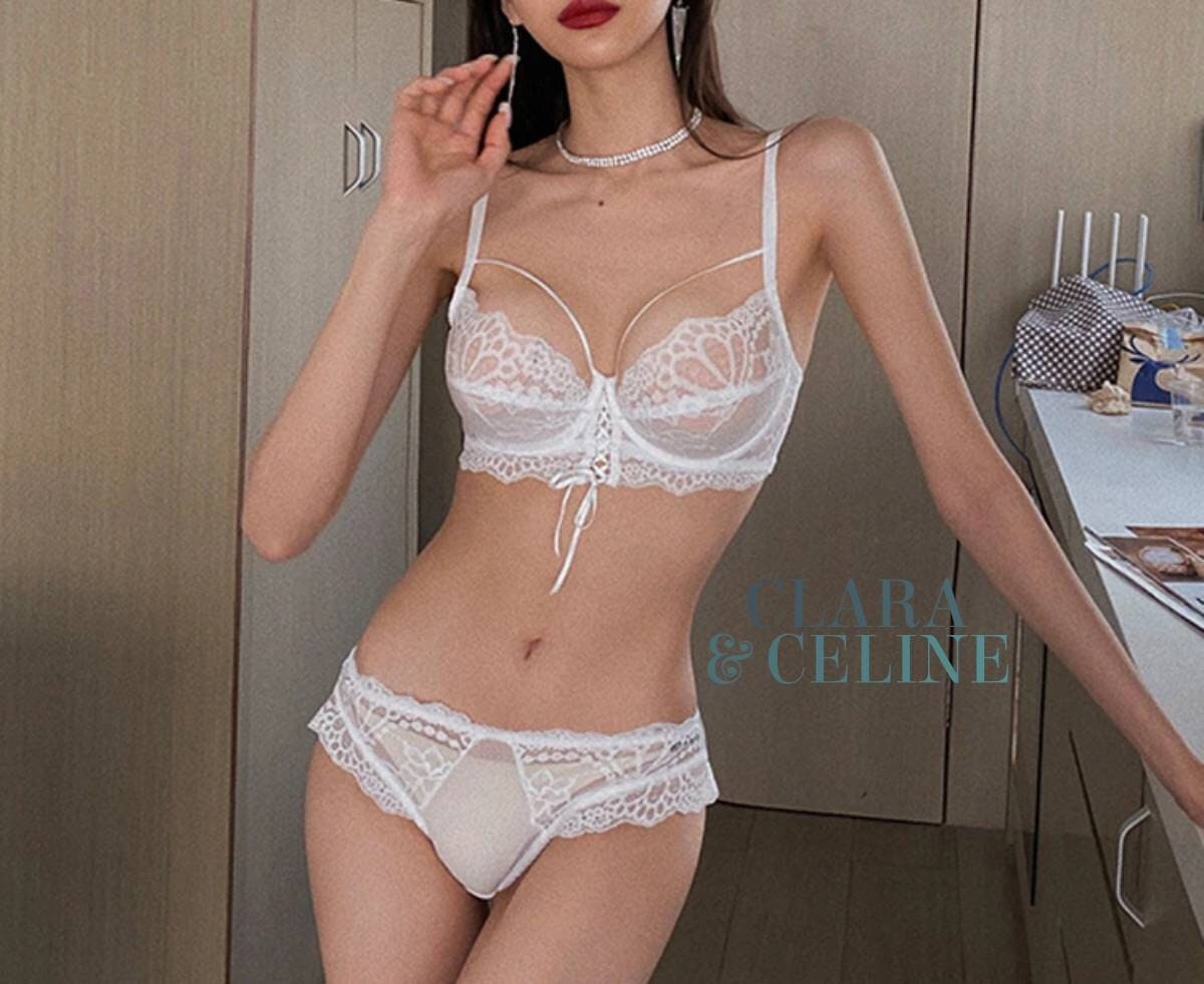 Best Gift - Lace Women's Underwear Gathering Large Size Bra Thick Sponge  Sexy Small Breast Display Large Underwear Women's Bra Gifts for Women 46 