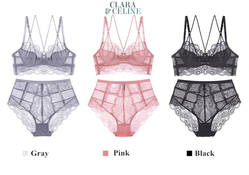 CLASSIC French Lingerie Set Underwear Women Dessous Bra Classic Fashion