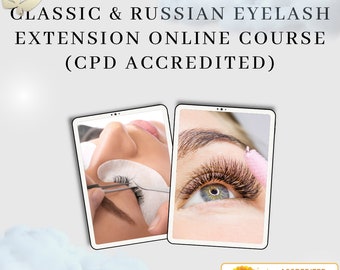 Classic And Russian Eyelash Extension Online Course (CPD Accredited)