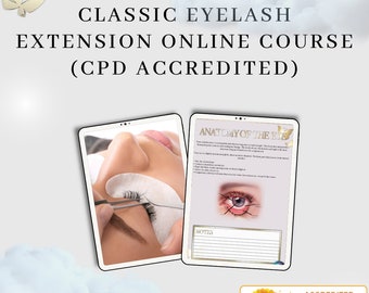 Classic Eyelash Extension Online Course (CPD Accredited)