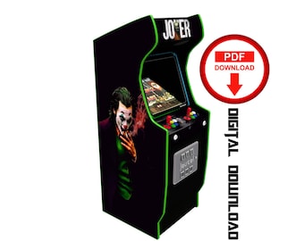 Joker Arcade Cabinet Artwork, Graphics Vinyl (Digital Download)