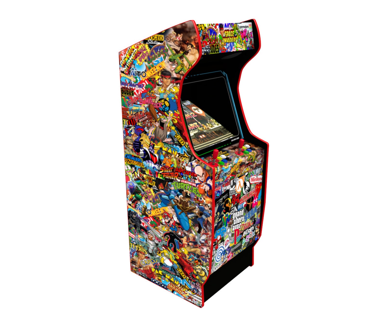 Stickerbomb Arcade Cabinet Machine Artwork Graphics Vinyl Etsy stickerbomb-arcade-cabinet-machine-artwork-graphics-vinyl-etsy