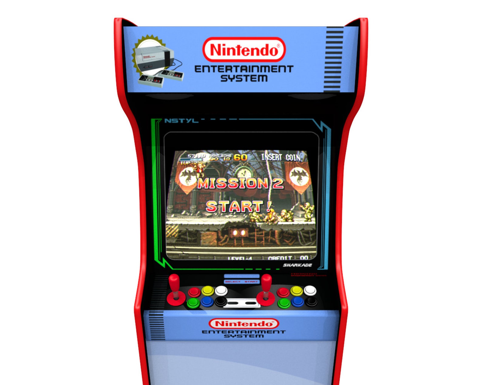 Mario Bros Arcade Cabinet Machine Artwork Graphics Vinyl - Etsy