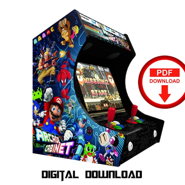 MULTICADE Arcade cabinet machine artwork graphics vinyl, arcade cabinet Graphics Artwork stickers decals
