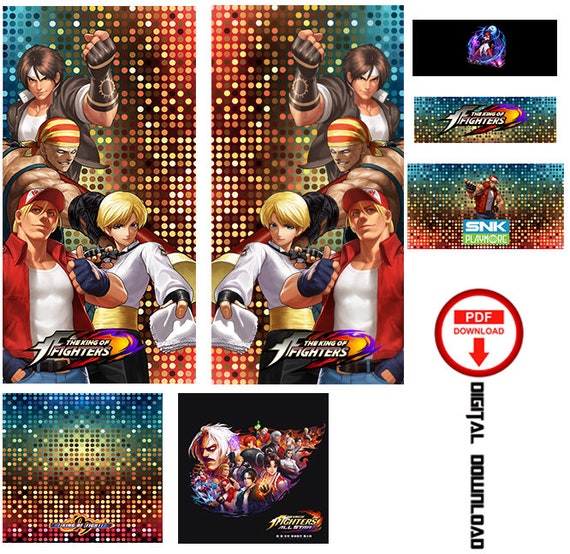 Buy King of Fighter Arcade1up Cabinet Machine Artwork Graphics Pdf Online  in India 