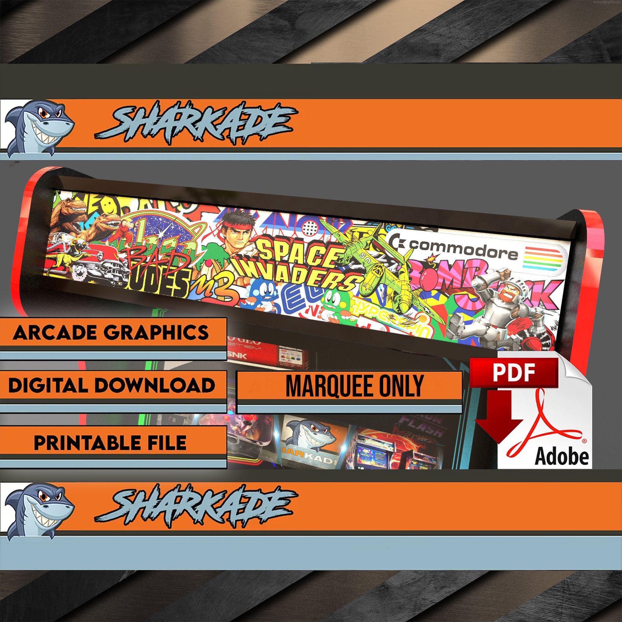 BORNE D'ARCADE Sticker Bomb Couleur