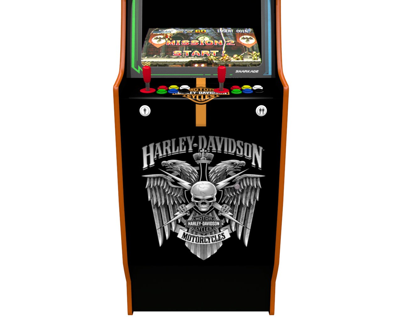 Harley Davidson Arcade Machine Artwork Graphics Vinyl Etsy