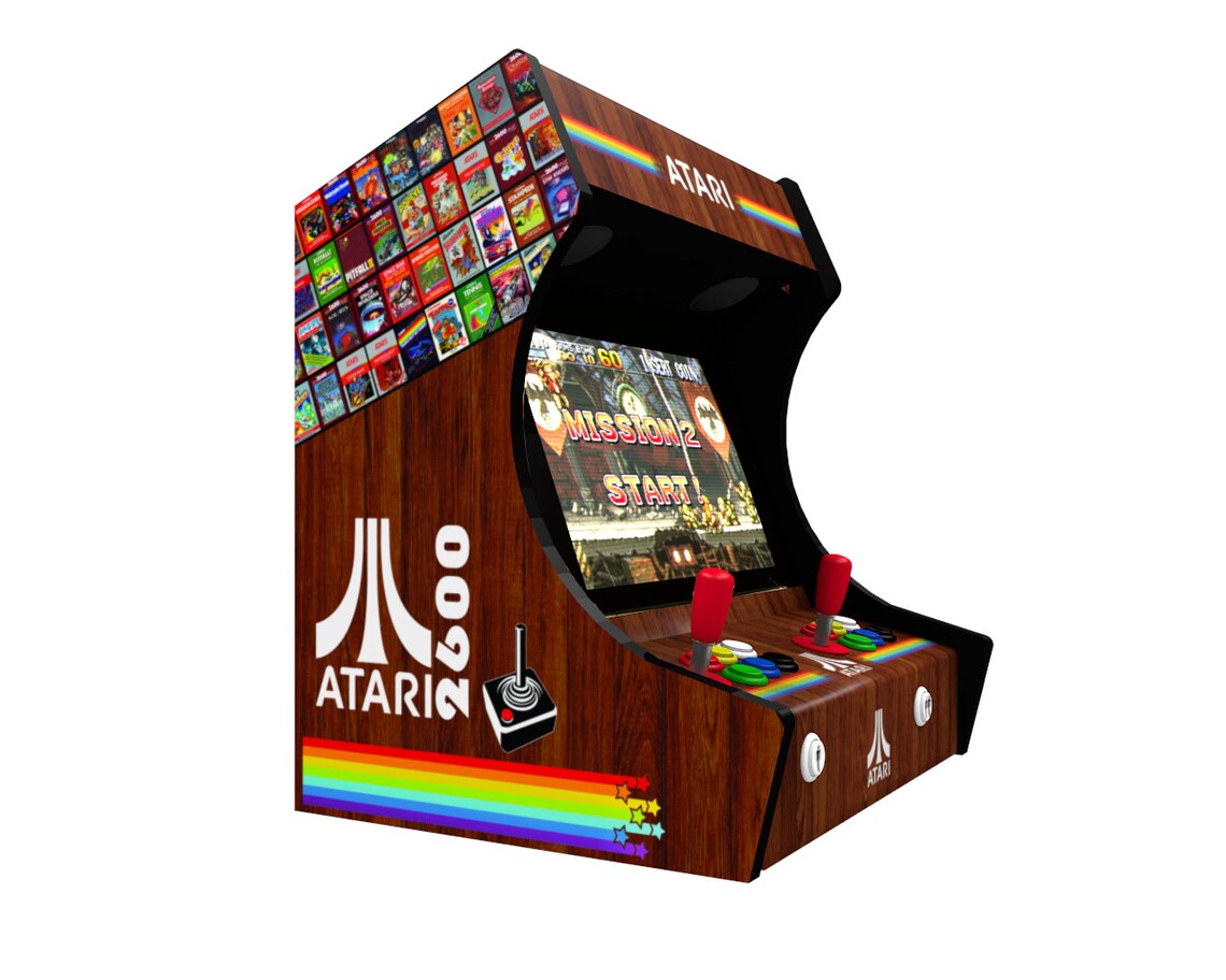 ATARI Arcade machine artwork graphics vinyl arcade Etsy