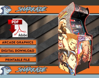 Grafica per cabinato arcade Street Fighter Cammy (download digitale)