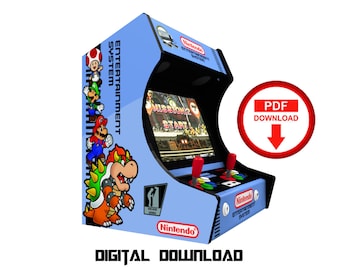 Mario Bros Arcade Cabinet Artwork Graphics (Digital Download)