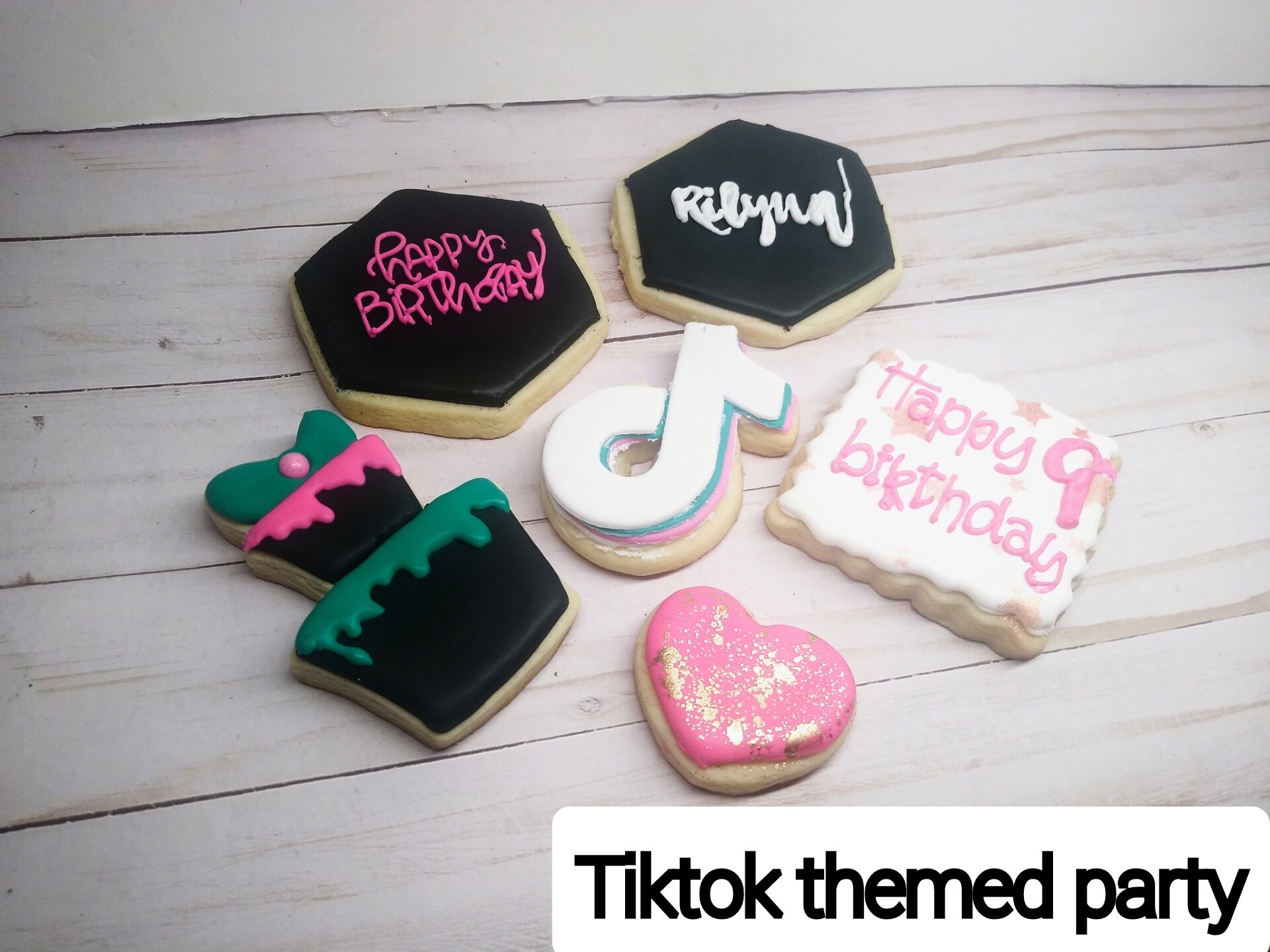 Tiktok Themed Cookies Etsy