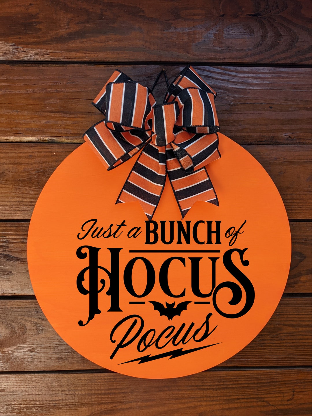 Hocus Pocus Door Hanger, Halloween Door Hanger, Front Door Welcome Sign ...