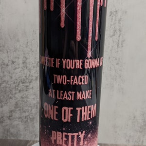 Marilyn Monroe Pink Tumbler, Marilyn Monroe Cup, Pink Tumbler, 20oz Skinny Tumbler, Travel Coffee Mug, Bild 3