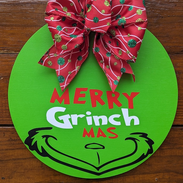 Christmas Front Door Decor | Merry Christmas | Christmas Wreath | Christmas Decor | Christmas Sign | Christmas Door Wreath | Christmas