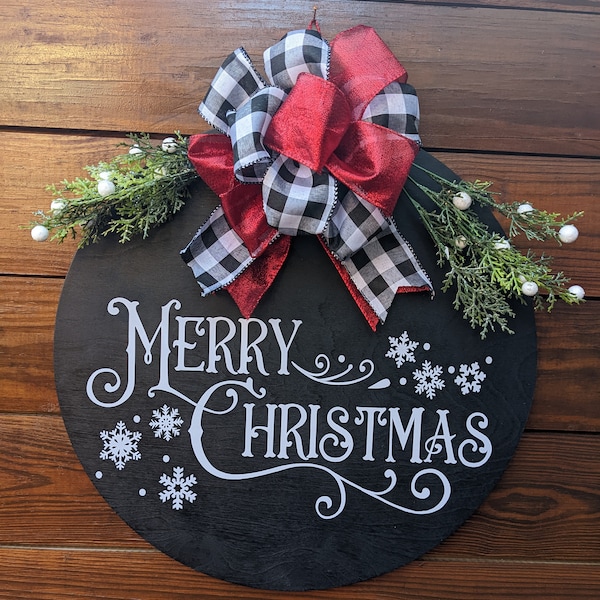 Christmas Door Decor - Etsy