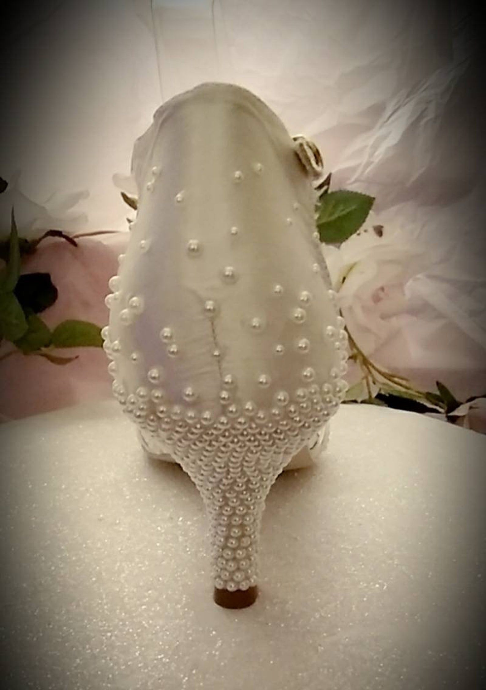 ivory bridal court shoes