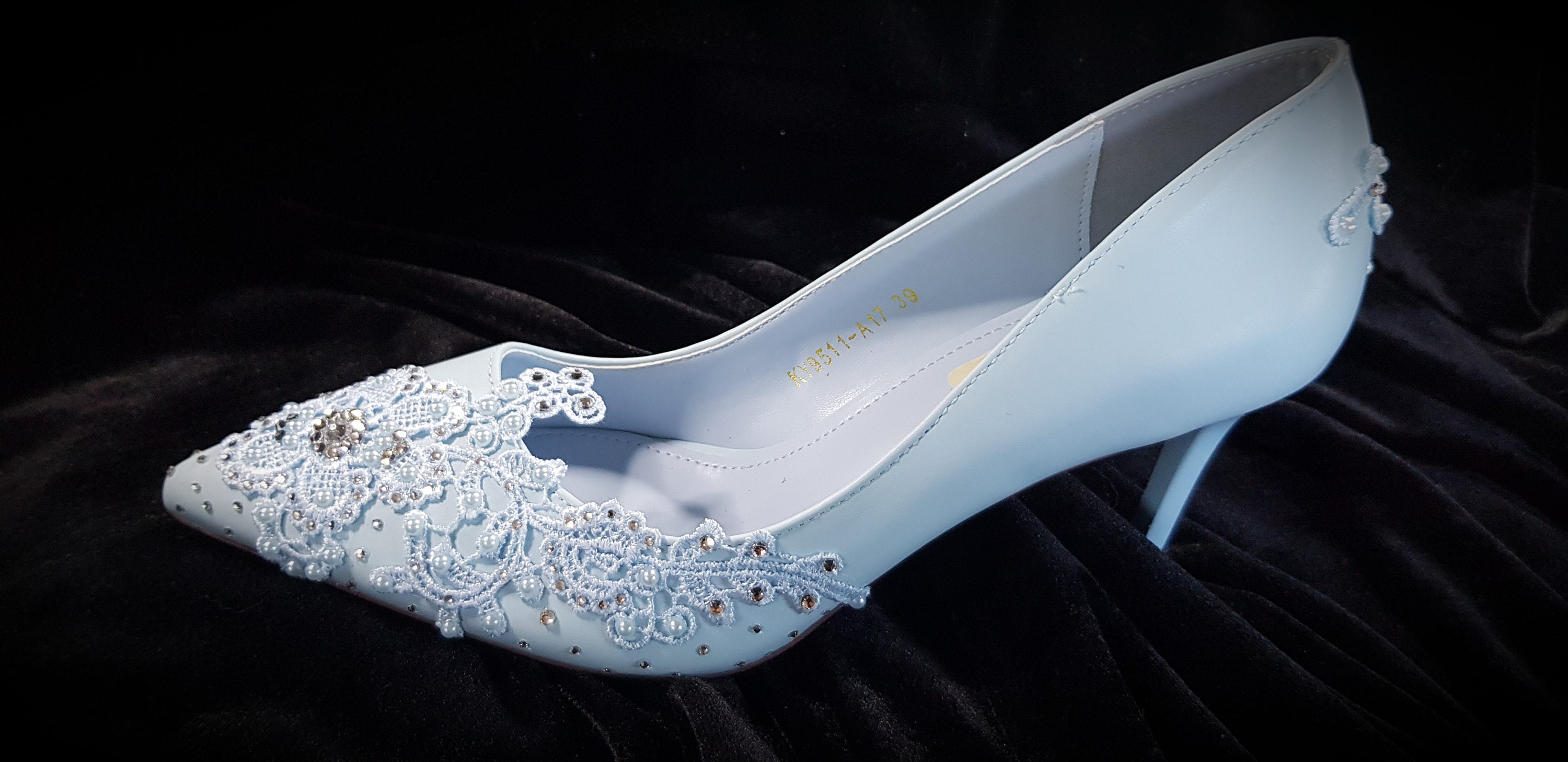 Blue Evening Shoes Etsy UK